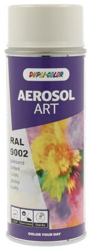 Dupli-Color 722684 AEROSOL ART RAL 9002 Bianco grigiastro lucido 400 ml