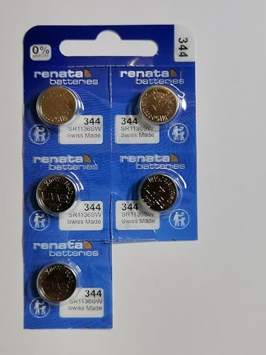 344 batterie montre – Bande de 5 piles