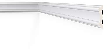 Z1550 ARSTYL Wandleiste - 80 x 19 x 2000 mm - NOËL & MARQUET - eine Marke von NMC - Polyurethan