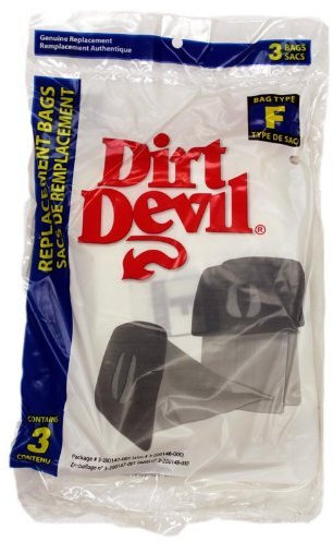 Dirt Devil Sac Aspirateur en Papier, Royal Peut Vac Type F 3pk