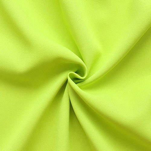 STOFFKONTOR Modestoff Dekostoff universal Stoff Meterware - zum Nähen von Bekleidung und Dekorationen jeder Art (Limetten-Grün)