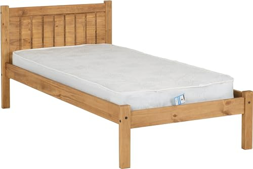 Seconique Maya 3' Single Bed in Distressed Waxed Pine