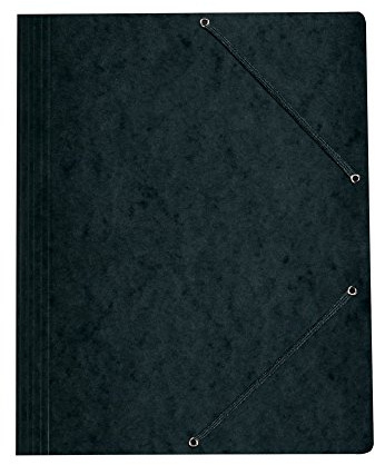 Herlitz 11199544 Parapheur standard, 12 compartiments, noir