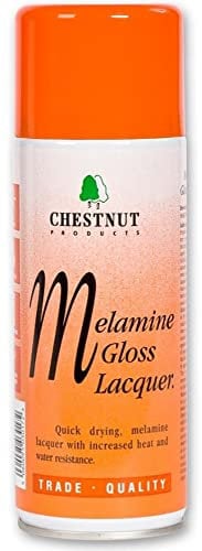 MGL400 Chestnut Products Wood Melamine Gloss Lacquer, 400ml Aerosol