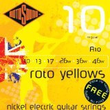 Rotosound gelbe R10 Elektrogitarre 10-46 (, 2 Packungen)