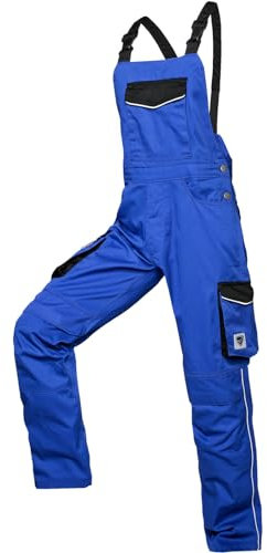 Cargo-Latzhose SHIELD BICOLOR MG310, königsblau/schwarz Gr. 54