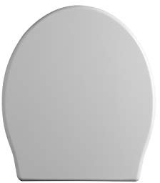 Gala Klea – Asiento para Inodoro con Caída Amortiguada, Incluye Kit de Fijación y Bisagras de Acero Inoxidable, Color Blanco, Medidas 37.5 x 5 x 43.2 cm – Modelo G5168601