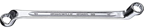 STAHLWILLE Nr. 20 Doppelringschlüssel StahlwilleSTABIL® Schlüsselweite 46x50 mm, L.535 mm