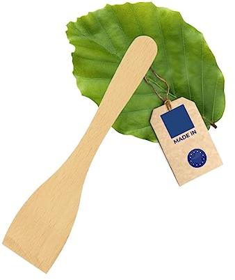 HOFMEISTER® Langer Raclette-Schaber Aus Holz, 17 cm, Schont Beschichtete Pfännchen, Hitzebeständiger Spachtel Aus Europa, Stabiles Zubehör Aus Heimischer Buche