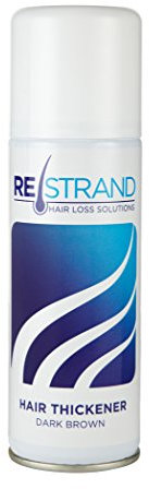 RESTRAND Instant Hair Thickening Spray & Hair Loss Concealer. Thicker, Fuller Hair In Seconds! (Black)