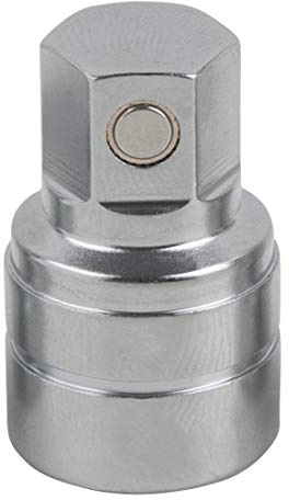 KS Tools 150.1439 3/8 Öldienst-Bit-Stecknuss für Innensechskant-Schrauben mit Magnet, 9 mm