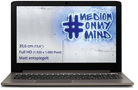 Medion AKOYA S6417 0.9GHz M-5Y31 15.6 1920 x 1080pixels Black,Gold - notebooks (M-5Y31, Touchpad, Windows 10 Home, Lithium-Ion (Li-Ion), 64-bit, Intel Core M)