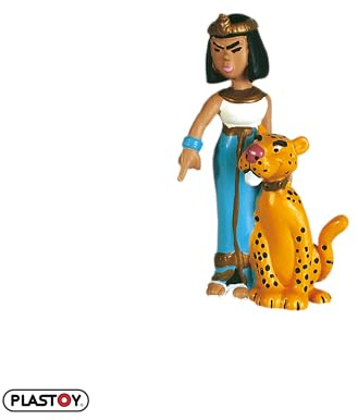 Plastoy SAS PLA60513 Asterix Figure Kleopatra Mit Leopard Toy