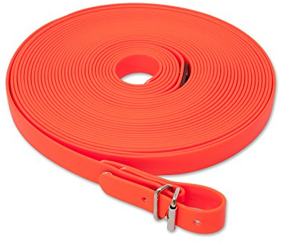 Mystique® Biothane Schweißriemen 19mm neon orange 10m