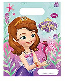 6 Geschenktüten Sofia die Erste