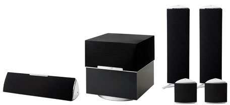Jamo Paquete de Altavoces de Cine en casa A405HCS5 5.1 740W - Negro
