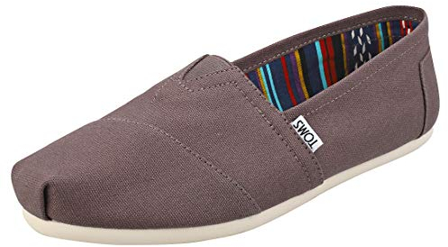 TOMS ALPARGATA Loafer Flat Espadrille Canvas Damen