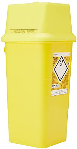 Frontier 41105430 Medical Sharps Disposal Bin/Box, 7 L