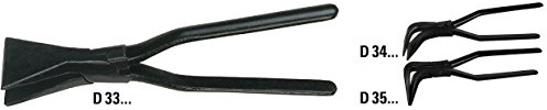 BESSEY Erdi Falzzange D331-40 | gerade | Maulbreite 40 mm | Ideal für exaktes Falzen und präzises Umformen von Blechen sorgt für gleichmäßige Ergebnisse