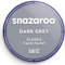 Snazaroo - Pintura facial y corporal, 18 ml, color gris oscuro, profesional a base de agua, pastilla de aquacolor individual para adultos, niños y efectos especiales