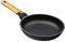 BRA Efficient Orange Sartén de 24 cm, aluminio fundido con antiadherente platinum plus, apta para todo tipo de cocinas incluida inducción y horno, libre de PFOA, color negro