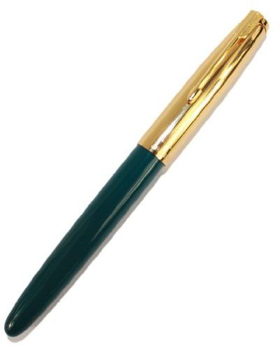 Gullor Extra Light Fountain Pen Golden Cap Green