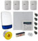 Wired Intruder/Burglar Alarm System Kit - Professional Kit with 4 PIRs and LCD Keypad