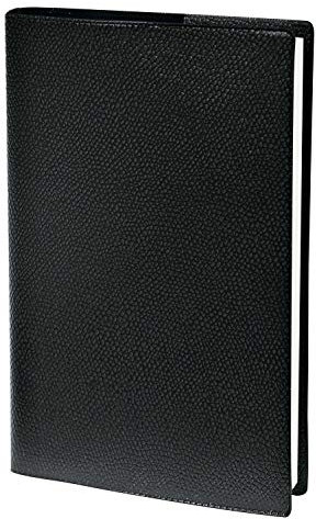 Quo Vadis - Kalender – 2025 – Carla Prestige – Wochenkalender – Französisch – Impala – Schwarz – 13 Monate von Dezember bis Dezember – 8 x 10,5 cm – Papier Clairefontaine Elfenbeinfarben – hergestellt