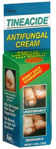 Dr. Blaine’s Tineacide Antifungal Cream - Ultra Strength Formula with Tea Tree Oil, Lavender Oil, Urea and More for Relief from Nail Conditions Associated with Skin Fungus - 1.25 oz. - Works Fast