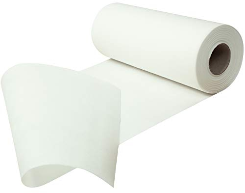 Sensalux Tischläufer, Tischband, stoffähnliches Vlies, Standard 100 by Oeko-TEX® - Klasse I Zertifiziert, 30cm x 25m, Weiß