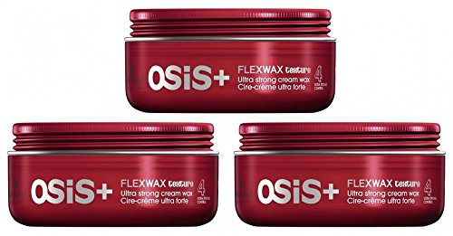 Schwarzkopf OSiS+ Flexwax 3 x 50 ml Osis Texture ultrastarkes Cremewachs