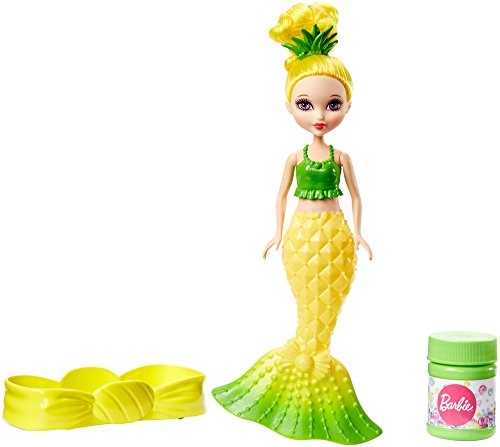Mattel Barbie Mini Doll Dreamtopia: Bubbles ‘N Fun Mermaid - Yellow (Dvm99)