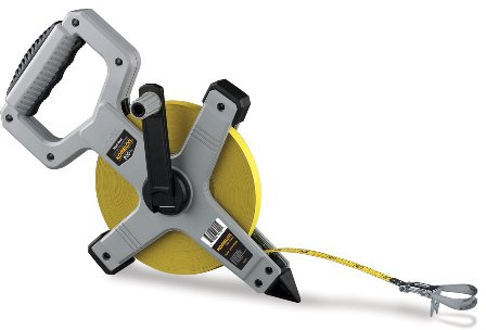 Komelon N6200 Open Reel Long Steel Tape Measure, 200-Feet