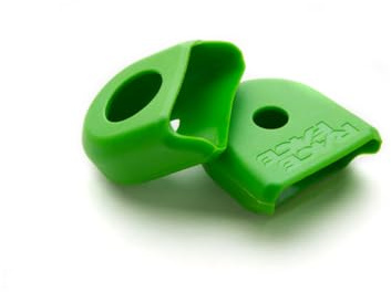 Race Face, Crank Boots Small Green for Aluminum Cranks