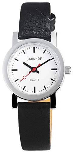 Bahnhof DamenArmbanduhr Analog Quarz Leder 100722000001