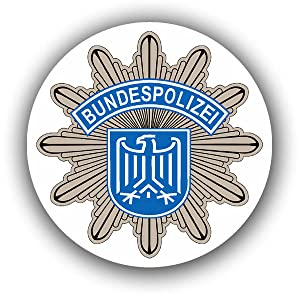 Aufkleber/Sticker Bundespolizei BPOL Bundesrepublik Deutschland 7x7cm A1850