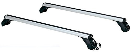 BARRES DE TOIT EN ALUMINIUM PREALPINA LP49 AVEC KIT DE FIXATIONS SPÉCIFIQUES