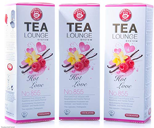 Teekanne Tealounge Kapseln - Hot Love No. 855 Früchtetee (3x8 Kapseln)