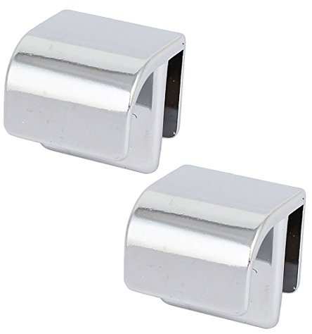 Sourcingmap Furniture Cabinet Glass Door 3mm-5mm Thickness Metal Knobs Handle 2pcs