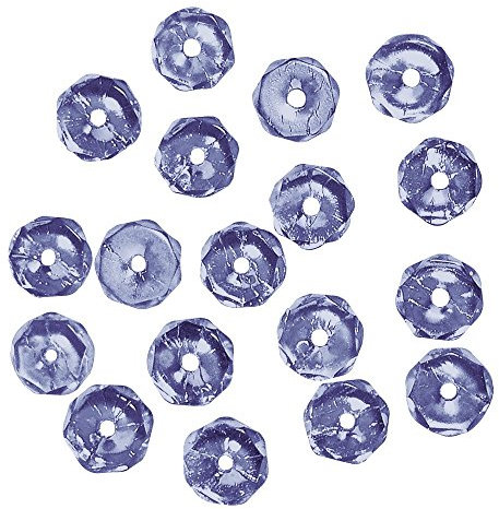 Rayher - 14200830 - Glas Schliffperle, 4mm, irisierend, saphir