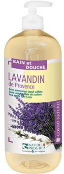 Cosmo Naturel Bain douche Lavandin de Provence Lavande Romarin 1L