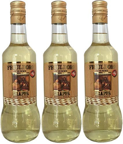Grappa Ciemme (3 x 0,7) Stravecchia Friuldoro - Invecchiata 40% Vol.