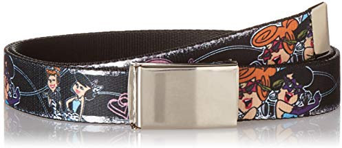 Buckle-Down Unisex-Erwachsene Web Belt The Flintstones 1.25 Grtel, Mehrfarbig, 3 cm Breit-Passt Oben-107 cm Pant Größe