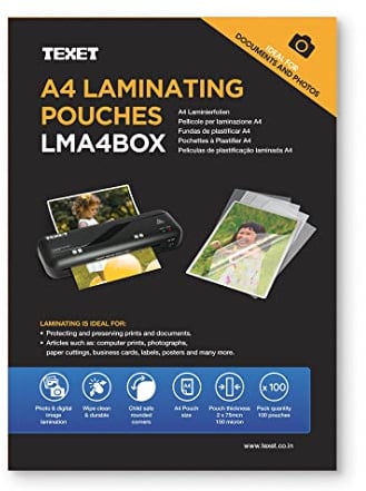 Texet Laminierhüllen A4 in Geschenkbox