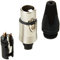Neutrik | 3-pole XLR Line Socket | NC3FXX,Silver, Black