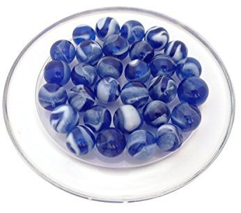 MaRécréation - 30 Spotkugeln aus Glas, 10 mm – Glaskugel zum Sammeln