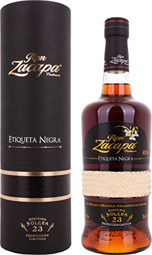 Ron Zacapa Centenario ETIQUETA NEGRA 23 Sistema Solera 43% Vol. 0,7l in Giftbox