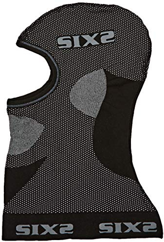 SIXS Carbon Sturmhaube schwarz - Motorrad Balaclava Sturmhaube