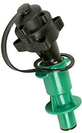 Oregon 562612 - Boquilla de seguridad para bidón combinado, color verde