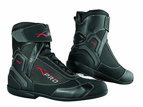 Scarpa Scarpetta Moto Stivaletto Impermeabile Sport Touring Maxi Scooter Nero 42